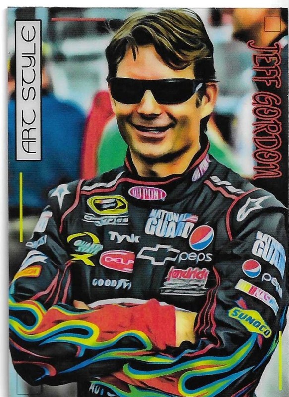 2003-2013 ALL SPORT ART STYLE CARD OF JEFF GORDON BEAUTIFUL CARD ONLY 4/"4"