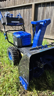 #ad Snow Joe ION100V 24SB 24 in. Cordless Dual Stage Snow Blower TOOL ONLY $100.00