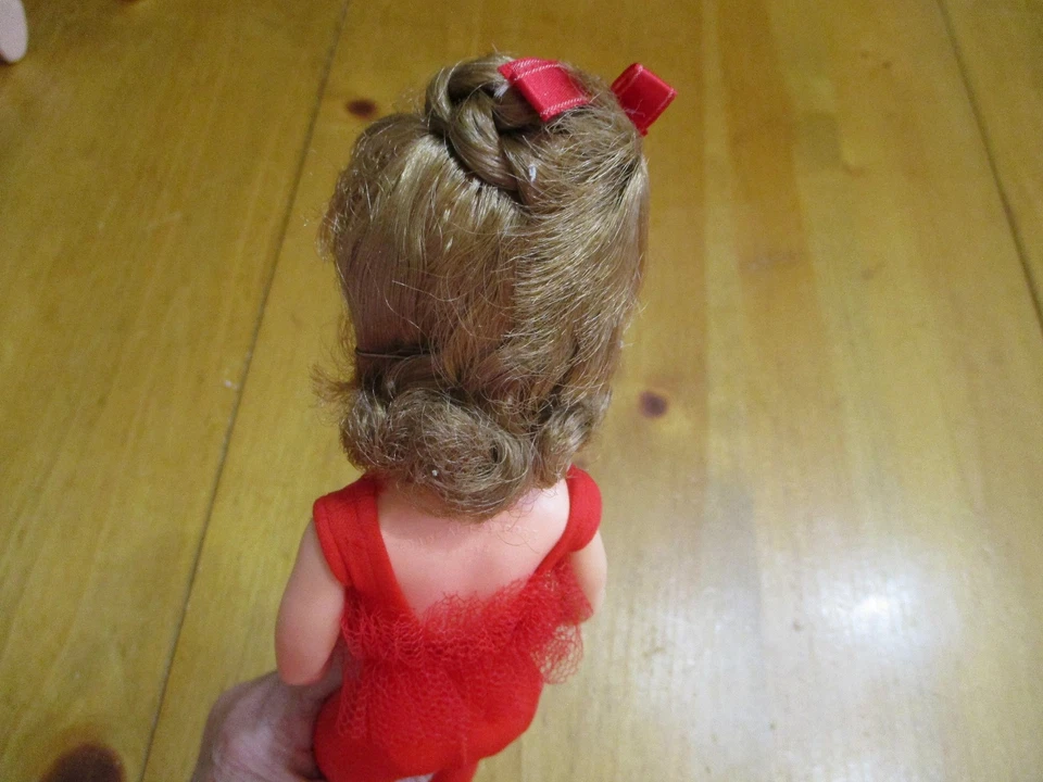 Muñeca Pos n Tammy de colección rara de 12" de Ideal Toy Corp BS-12, cabello trenzado, ropa Foto 3 de 4