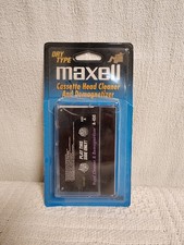 Maxell A-450 Dry Type Audio Cassette Head Cleaner Vintage 80s 90s NOS