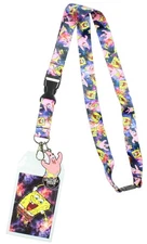 SpongeBob Squarepants ID Lanyard with Patrick Charm and Detachable Badge Holder