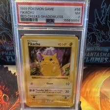 Pikachu [Shadowless Red Cheeks] #58 Prices | Pokemon Base Set