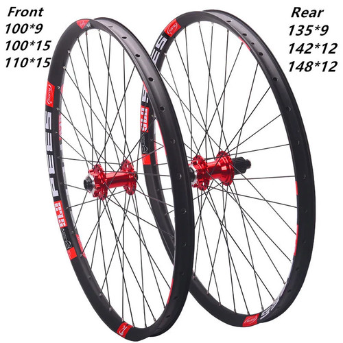 26/27.5/29 Inch MTB Mountain Bicycle Aluminum Alloy Wheels Disc Brake Wheel Set  - Picture 2 of 23