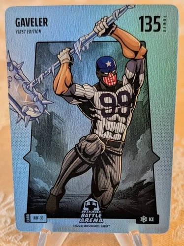 Bo Jackson Battle Arena Gaveler Blue Ice Battlefoil Power 135 BBF-33 AARON JUDGE