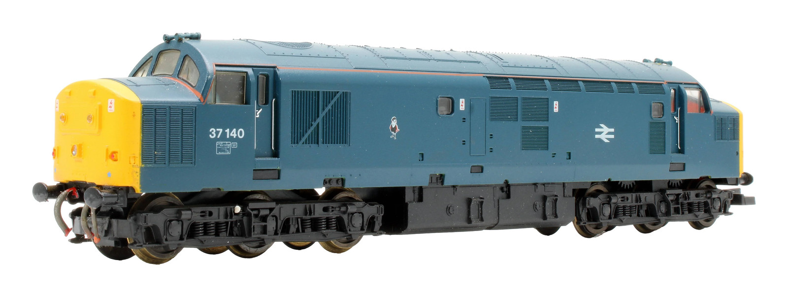 LIMA 'OO GAUGE' L205289 BR BLUE CLASS 37 140 DIESEL LOCOMOTIVE
