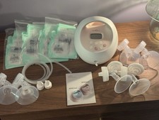Spectra S1 Plus Double Electric Breast Pump Closed System Battery 24mm Kit