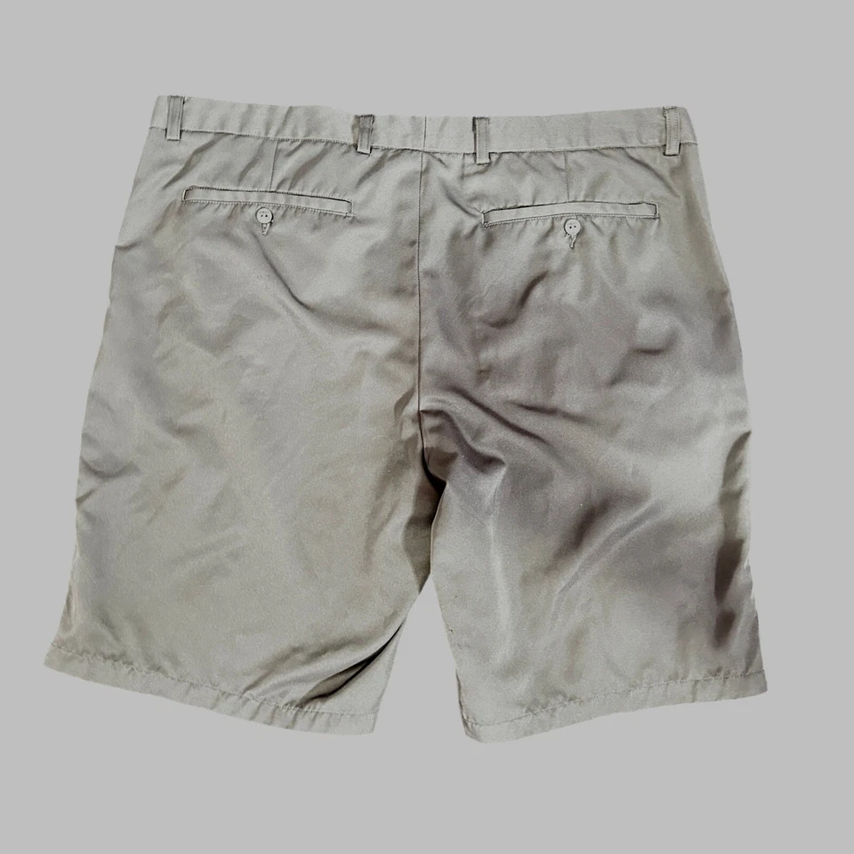 CC-BUK Cutter Buck Golf Shorts Flat Front Lightweight Charcoal Gray Mens Size 40 - Image 2 of 4