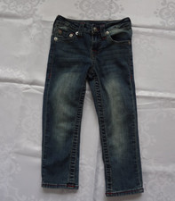 Toddler Boy's True Religion Slim Faded Wash Denim Jeans in size 4 Years