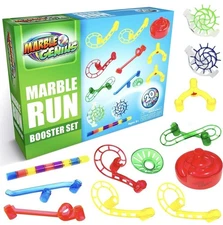 Marble Run Booster Set - 20 Pieces Total (Marbles Not Included)