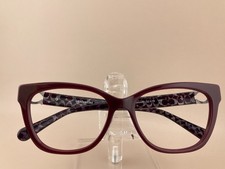 Coach Eyeglasses Frame HC6120 5509 Cat Eye Purple Oxblood Womens 52-16-140 FRAME