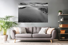 Wandbild - Landschaftsfoto Sandlinien am Stra...