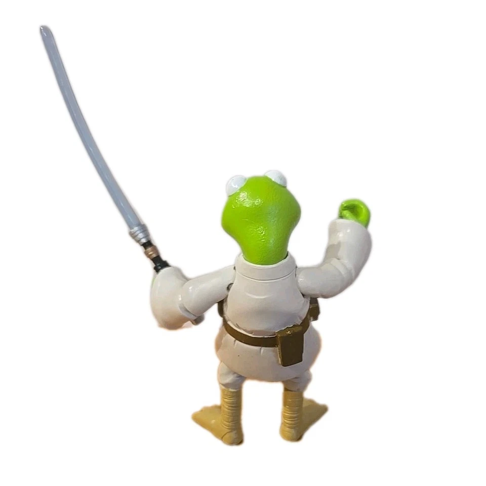 Figura de acción suelta Disney Kermit Star Wars Luke Skywalker Muppets Foto 3 de 4