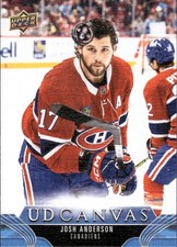 2023-24 Upper Deck #C166 Josh Anderson UD Canvas Montreal Canadiens.