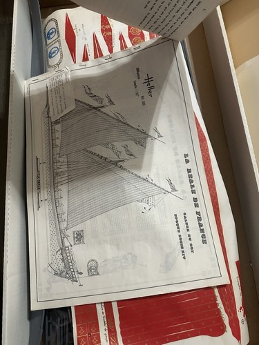 Heller 1301 1/75 Scale La Reale De France Vintage Sailing Ship Plastic Model Kit - Picture 5 of 10
