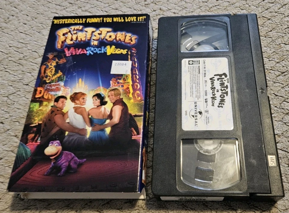 The Flintstones In Viva Rock Vegas 2000 VHS Tested Plays - Imagem 4 de 4