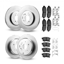 Front  Rear Brake Kit Compatible with 2012-2016 Honda CR-V AWD Models , Cerami