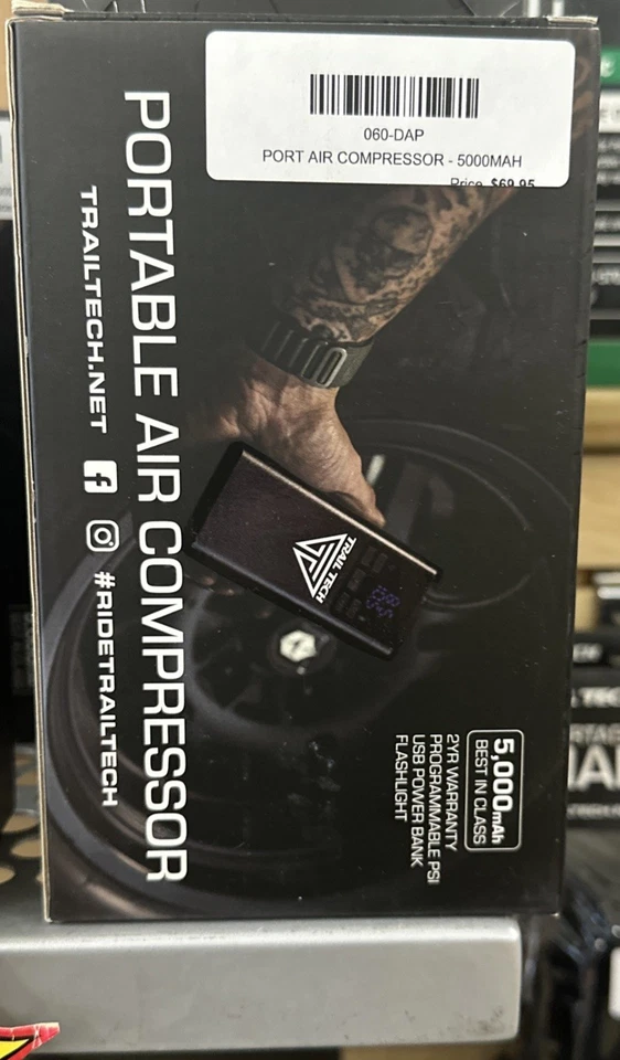 Trail Tech Portable Air Compressor 060-DAP NEW - Image 2 of 2