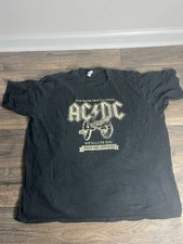 Vtg AC/DC Tee Shirt For Those About To Rock We Salute You British Tour '82 2XL