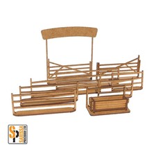 Sarissa Precision 28mm Old West Fence Set  D036 (New)