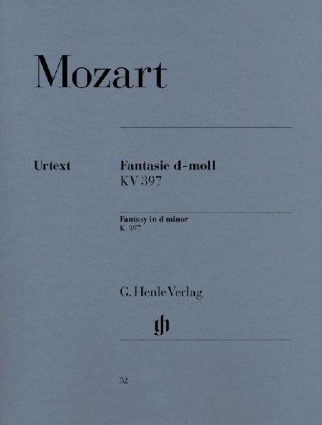 Mozart, Wolfgang Amadeus - Fantasie D-Moll Kv 397 (385G), Wolfgang Amadeus ...-image
