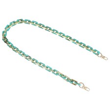 Purse Chain Strap, 39.4 Inch Acrylic Strap Replacement for Handbag, Green