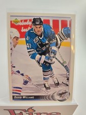 1992-93 Upper Deck - David Williams #51 San Jose Sharks 