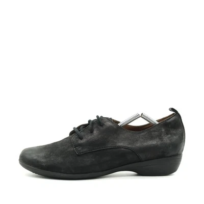 Dansko Damen Halbschuh EU 39 Schwarz Leder Niedrig Bequem Schnürer - Bild 1 von 4