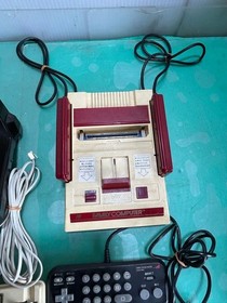 Nintendo Famicom HVC-001 w/ Network System HVC-050 Junk