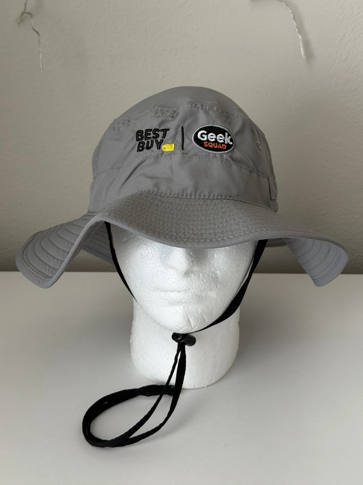 Geek Squad Gray Boonie Bucket Hat Uniform Sun Hat