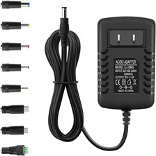 5V 3A Power Supply Adapter 15W AC/DC 5V Power Cord AC 100V-240V to DC 5 Volt Pow