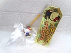 HELLO KITTY VINTAGE KEYCHAIN ZIPPER MASCOT SANRIO GOTOCHI JAPAN OSAKI EBISU RARE