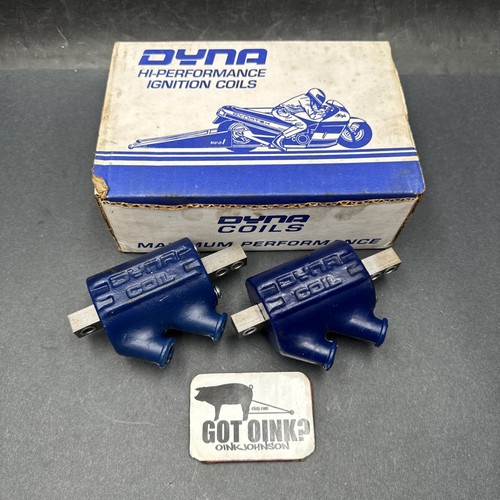 Kawasaki Suzuki KZ GS Z1R Dynatek DC9-1 Dyna 12v/0.7 Ohm Pair Blue Coils 4cyl