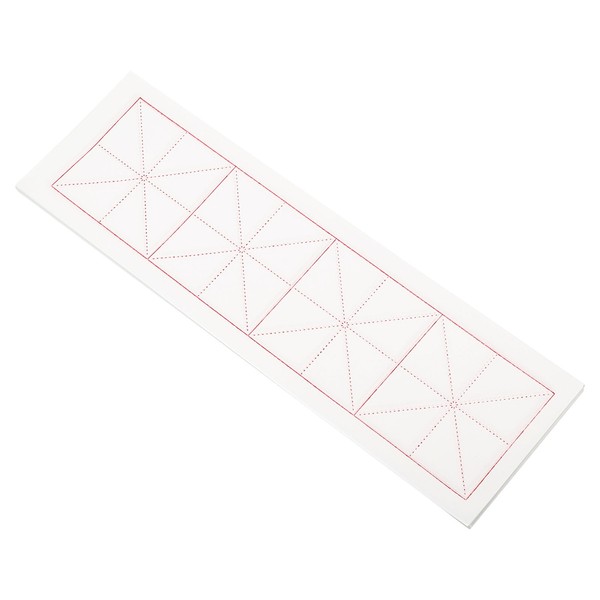 "Xuan Papier 100 BläTter Mit \"Mi' Raster Halbrohe Reife Xuan Papier 5\"X15\" (Weiß)"-image