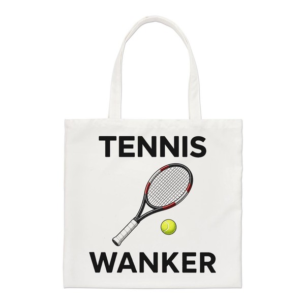 Tennis W-Anker Regular Tragetasche Frech Lustig Witz Geburtstagsgeschenk Einkauf-image
