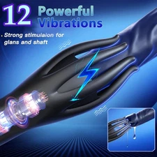 Male Masturbaters Automatic HandsFree Sucking Vibrating Cup Stroker Men Sex Toys
