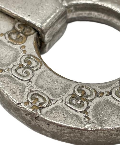 GUCCI                    GG pattern key ring Silv… - image 8
