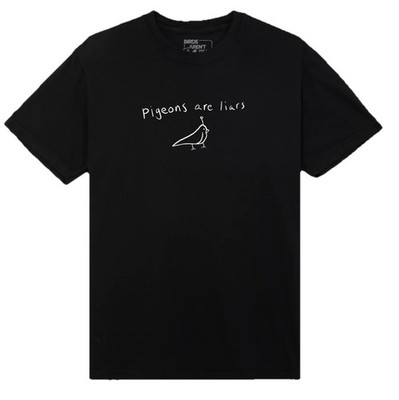 Pigeons Are Liars T-shirt Size Medium