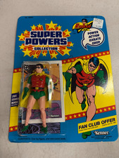 E3 Super Powers Kenner Robin figure MOC 1984 Bubble open