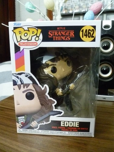 Eddie #1462 Stranger Things Funko Pop with Protector