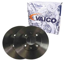 2x VAICO BREMSSCHEIBEN 247mm BELÜFTET VORNE passend für CITROËN AX SAXO XSARA ZX