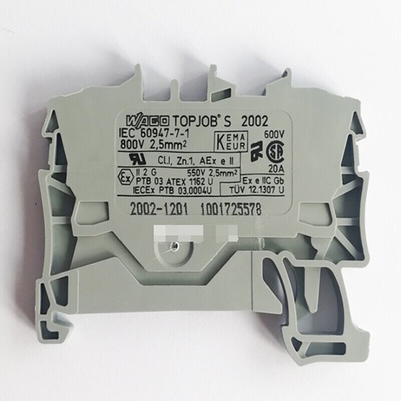 NEW LOT OF 50 WAGO 2002-1201 TOPJOB'S TERMINAL BLOCKS