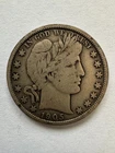1905 50c Barber Silver Half Dollar
