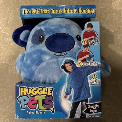 HUGGLE PET HOODIE SNUGGLY PUPPY HUGGLE PETS DOG BLUE ANIMAL HOODIE BRAND NEW