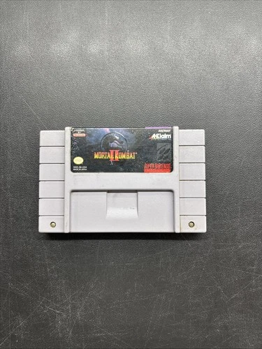 Mortal Kombat II Super Nintendo SNES 1994 Cartridge Only Authentic