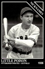 1992 Conlon Collection TSN Lloyd Waner Pittsburgh Pirates #562