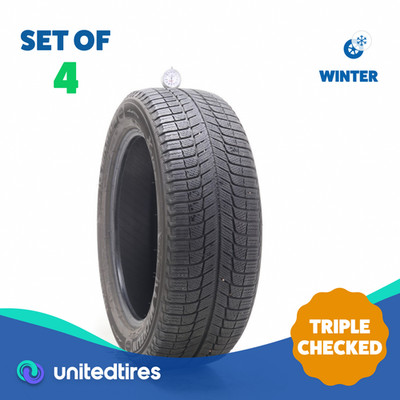 Set of (4) Used 225/55R18 Michelin X-Ice Xi3 98H - 7-9/32