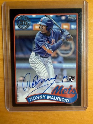 Topps 2024 Series 2 New York Mets  Ronny Mauricio Auto RC Black Paralle # / 199