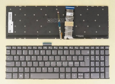 for   ideapad 3-15ADA6 3-15ALC6 3-15ITL6 3-17ADA6 Keyboard backlit Nordic *pz