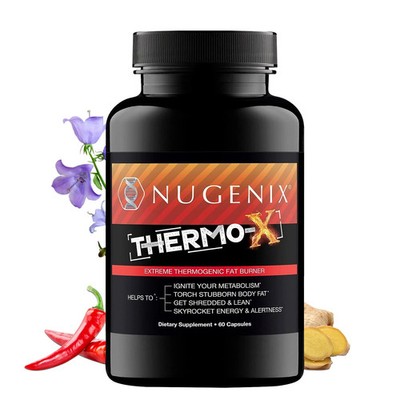 NUGENIX THERMO-X Metabolic Accelerator Men's Fat Burner Support FS, Pack of 1.