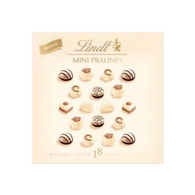 Lindt MINI PRALINÈS weiß, 90g